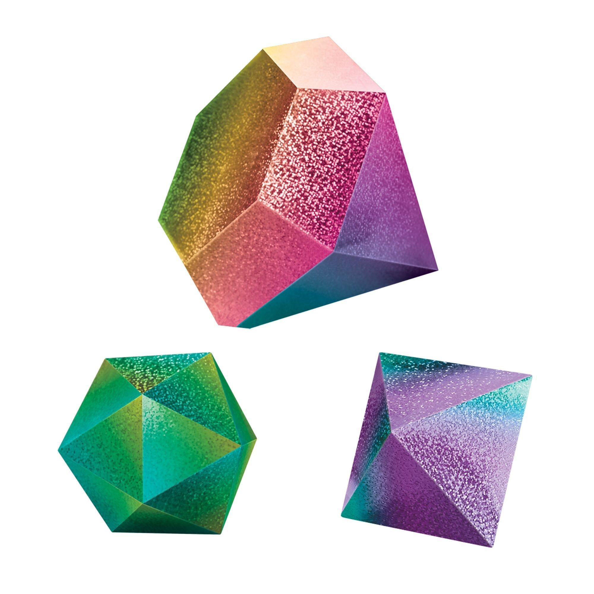 Prismatic Sparkle Jewel Table Decorations, 3pc
