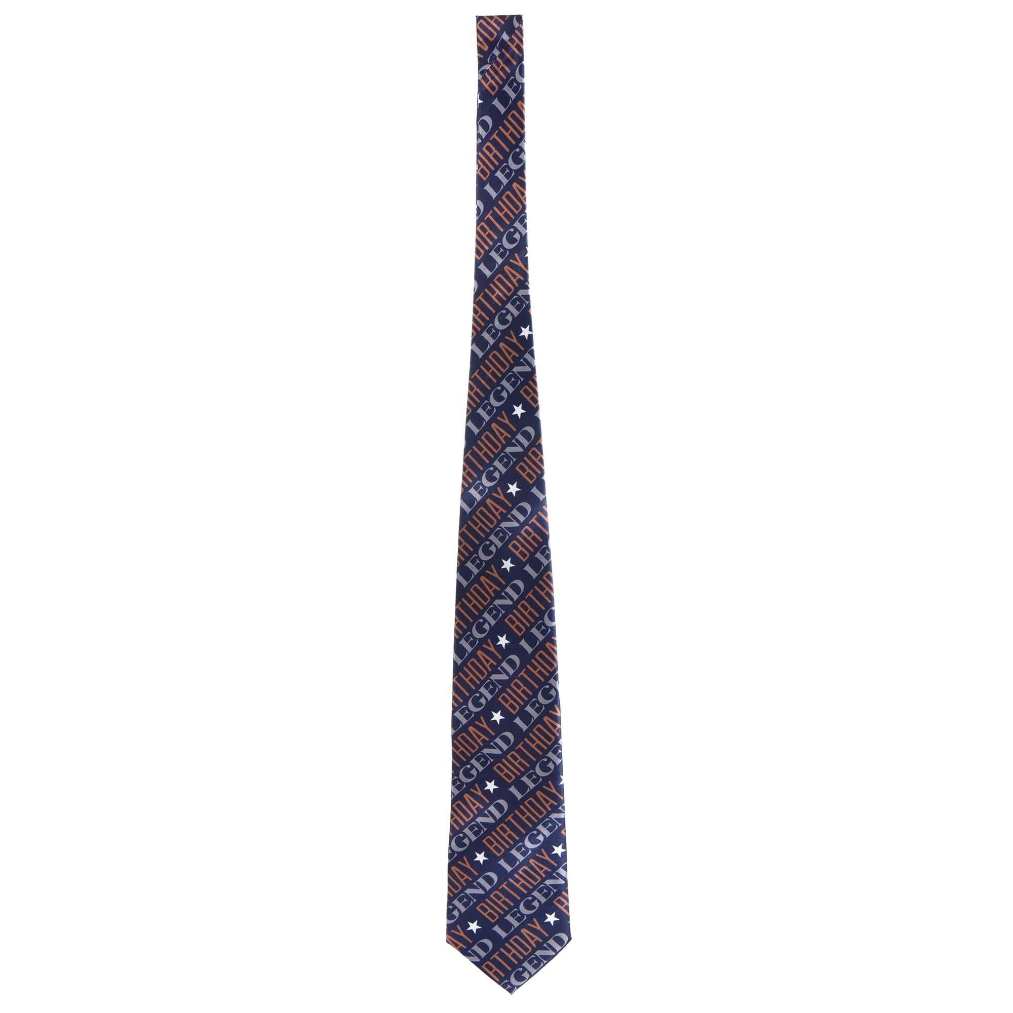 Birthday Leagend Neck Tie