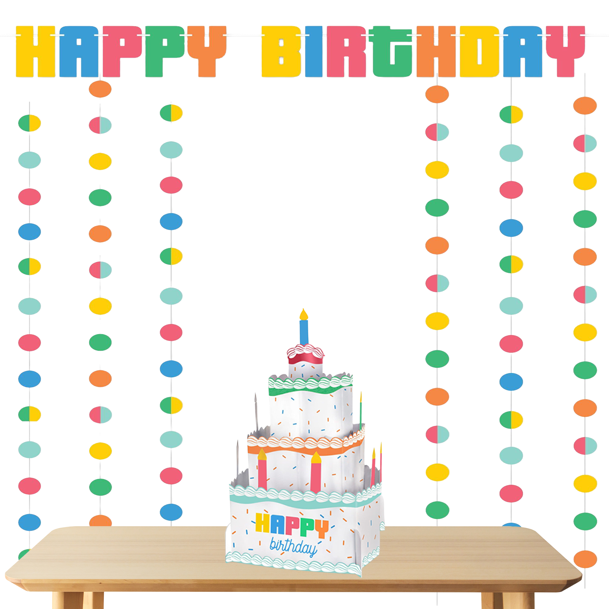 Colorful Collage Decoration Kit